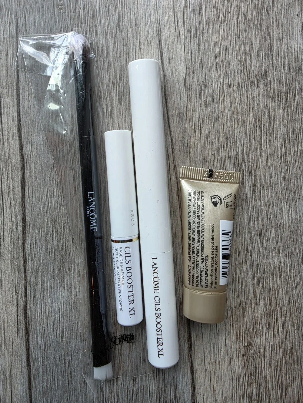 Lancome Dual Eye Shadow Brush + Lancome Absolue + Cils Booster XL + Cils Booster